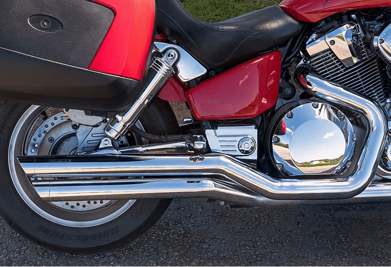 customised motorcycle exhaust system